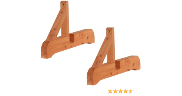 Amazon ガーデンガーデン 天然木製 ラティス用t字ベース 自立用スタンド 2個セット ライトブラウン ステイン系塗装 Wll 2t ラティス