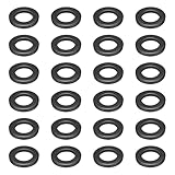 uxcell 24個入り 平ワッシャー M24 ワッシャー 24x43x6mm 平座金 厚口 フラットスペーサー ドア蝶番調整 ネジボルト 丸座金