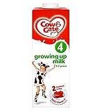 Cow & Gate Growing Up Milk 2-3 Years Stage 4 1 Litre (Pack of 2) - 牛＆ゲート牛乳2～3年の段階を育っ4 1リットル (Cow & G