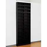 JKプラン 1cm単位で棚が調節出来る薄型オープンラック 突っ張り棚 幅86cm ダークブラウン bdc-101104-db