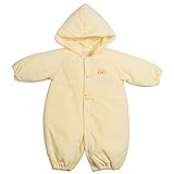 妖精の森　編みモチーフのおくるみジャンプスーツ　ヒヨコ・YH-129