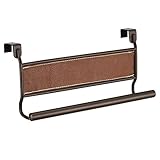InterDesign タオル掛け ドアハンガー タオルバー キッチン Laredo ブラウン ブロンズ 65331EJ