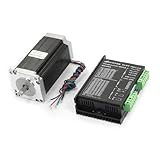uxcell　Nema23 CNC ルーター　ステッピングモータ　ステッピング 112mm 4.2A 397oz.in w MB450A　ドライバ