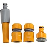 amzmonnsuta 1/2インチ ガーデン 調整できる噴霧器 散水セット　水ホース付き　ホースコネクタ・スプレーノズル・タップコネクタ・雌ホース継ぎ手止め