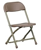 Offex OF-Y-KID-BN-GG Kids Brown Plastic Folding Chair [並行輸入品]