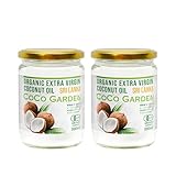 ココガーデン 有機100％ オーガニック ココナッツオイル 500ml 2個セット エキストラバージン コールドプレス