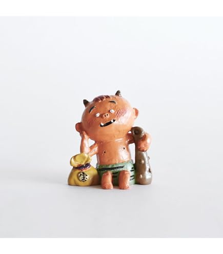 Amazon.co.jp: セトクラフト デザイン置物 鬼組(中)立ち SCZ-1857