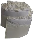 Baby Doll Bedding Regal Crib Bumper, Ecru by BabyDoll Bedding