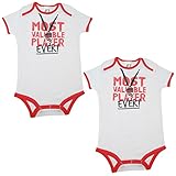 ( Pack of 2 ) Western Kentucky Hilltoppers NCAA幼児Footballワンピースロンパース ホワイト
