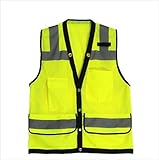 Rush.C 安全用品 安全用具 安全ベスト 反射ベスト 夜行反射ベスト メッシュ イエロー 【Rush.Cオリジナルハンカチセット】 833