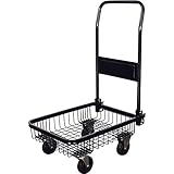 折りたたみバスケット台車