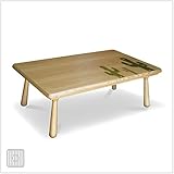 こたつ Sand3 長方形 120cm 幅120 奥行75 高さ40cm ナラ突板 プリント天板 サボテンイラスト 座卓 コタツ 暖房テーブル 洋室 和室に合う炬燵 家具調コタツ 北欧風ジャパニーズデザイン リビングテーブル 和ジャパニーズ