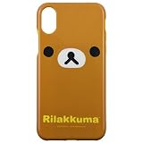 グルマンディーズ リラックマ iPhoneX (5.8インチ)対応ソフトケース フェイス grc-176c