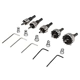 D DOLITY 5pcs　鋼板 金属カッター　穴あけ　ドリルビット　ホールソー　HSS高速度鋼　