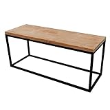 インドネシア産 アイアンウッドキューブベンチ 100×35cm SH43cm 組立て不要