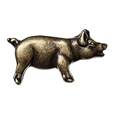 Big Sky Hardware Sierra Lifestyles Pig Knob, Right Facing, Antique Brass [並行輸入品]