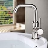 Wovier 水栓 ワンホール キッチン用 台付 黄銅 シングルレバー混合水栓 洗面 取り替え水栓蛇口 洗濯 蛇口 50cmホース*2付き