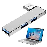 1/2 USB 3.0 HUB アダプター ドッキング ステーション 7.9x1.4x0.7cm USB 3.0 エキスパンダー ハブ ポート拡張 多機能ダイレクトプラグコンピュータUSBハブ pe-C ノートパソコン用USBハブ USB 3.0 ポート拡張エクスパンダー ハブ 高速放熱ポータブルUSBエクステンダー USB 3.0 ハブ ラップトップ用 5bps高速