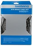 Shimano Stainless MTB Brake Cable and Housing Set (Black) by Shimano