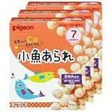 ピジョン ベビーおやつ 元気アップカルシウム 小魚あられ 3箱セット（1箱2袋入り）