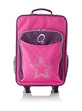 Obersee Kids Rolling Luggage with Integrated Snack Cooler, Rhinestone Star by Obersee