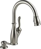 Delta 19978-SSSD-DST Leland Kitchen Single Handle Pull Down Faucet, Stainless [並行輸入品]