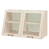 カウンター上ガラスケース MUD-6068WS ウォッシュホワイト