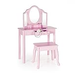 Guidecraft Vanity and Stool Children's Furniture - Pink G87403 [並行輸入品]