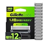 Gillette 【正規品】 ジレット 髭剃り 替刃 12個 カミソリ 剃刀 メンズ 深剃り 角質除去 ラボ