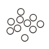 uxcell フッ素ゴム製Oリング 7mm外径 5mm内径 1mm幅 メトリックFKMシーリングガスケット 10パック