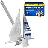 Five Oceans フルークアンカー 4ポンド 溶融亜鉛メッキスチールボートアンカー カヤック ディンギー 個人用水上クラフト パドルボード カヌー インフレータブルボート 小型ボート用 - FO3939