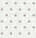 Brewster 428-6541 Vintage Legacy III Rose Toss Carlucca Stripe Wallpaper, 20.5-Inch by 396-Inch, Off