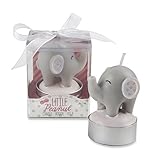 Kate Aspen Little Peanut Elephant-Shaped Candle, Gray by Kateaspen [並行輸入品]