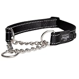 ROGZ(ログズ) UTILITY 犬用ハーフチェーン首輪 大型犬 (XL, ブラック) [並行輸入品]