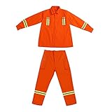 OWSOO 防護服 耐火服 消防スーツ 耐火/防水/耐熱/難燃性 消防設備 185cm