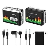 MYPIN MP3コンバーター カセットテーププレーヤー カセットテープUSB変換プレーヤー MP3曲の自動分割 USBフラッシュメモリ保存 オートリバース機能搭載