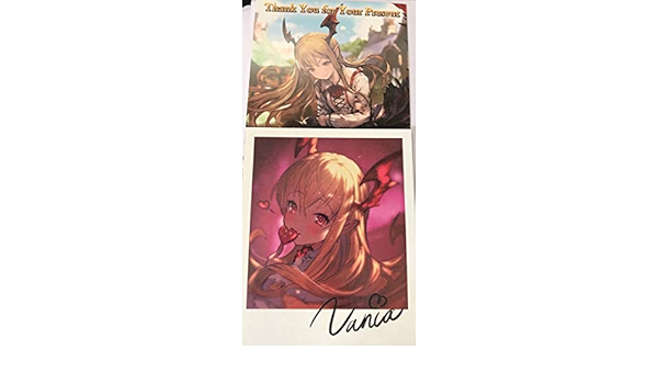 Amazon ヴァンピィ グランブルーファンタジー バレンタイン ホワイトデー お返し 色紙 ポストカード グラブル 限定 フェス 特典 文房具 オフィス用品 文房具 オフィス用品