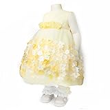 (アリサナ) arisanaフラワーブーケ・ベビードレス ベビー 80cm【M】 イエロー