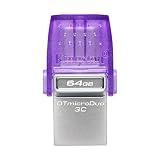 キングストンテクノロジー Kingston USBメモリ 64GB USB3.0/3.1/3.2gen1 DataTraveler microDuo 3C DTDUO3CG3/64GB