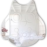 Mungai Mirrors 0293 Owl Acrylic Mirror 60cm 60 cm [並行輸入品]