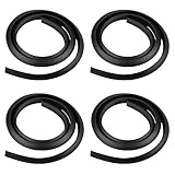 TIGRE BLANC フェンダー アーチ モール 汎用 オーバー フェンダーモール ホイール ワイド トリム 150cm 4本 セット 黒 ブラック