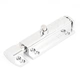 uxcell フラッシュボルト スライディングロックフラッシュボルト プッシュボタンドアボルト フラッシュボルト