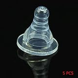 5点1 – 5-10pcs-lot-silicone-standard-neck-soft-teats-cross-hole-natural-flow-nipples
