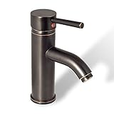 Decor Star BRG01-SO-U Single Handle Bathroom Vanity Sink Lavatory Faucet cUPC NSF Lead Free Oil Rubb