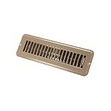 JR Products (02-28915) Brown 2" x 10" Metal Dampered Floor Register [並行輸入品]
