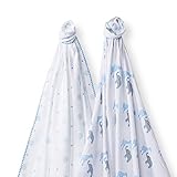 スワドルデザインズ（SWADDLE DESIGNS)究極のマルチブランケット　２種類セットSD-494Bブルー