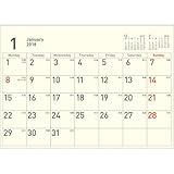 ユナイテッドビーズ 2018年 カレンダー 壁掛け A4 GXタイプ CL181-GX-A4