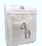 Elli & Raff Fleece Baby Shawl Blanket Cream by Beamfeature