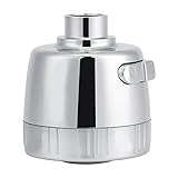 Asixx　キッチン用シャワーヘッド　蛇口噴霧器　切替シャワー　引き出し式　節水　2段階モード調節　国際汎用基準G1/2　蛇口ノズル　スプレー　交換用部品