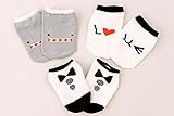 ベビー 赤ちゃん 靴下 オシャレ で カワイイ くるぶし ショート 丈 ソックス ３足セット（ くつした ） (M)